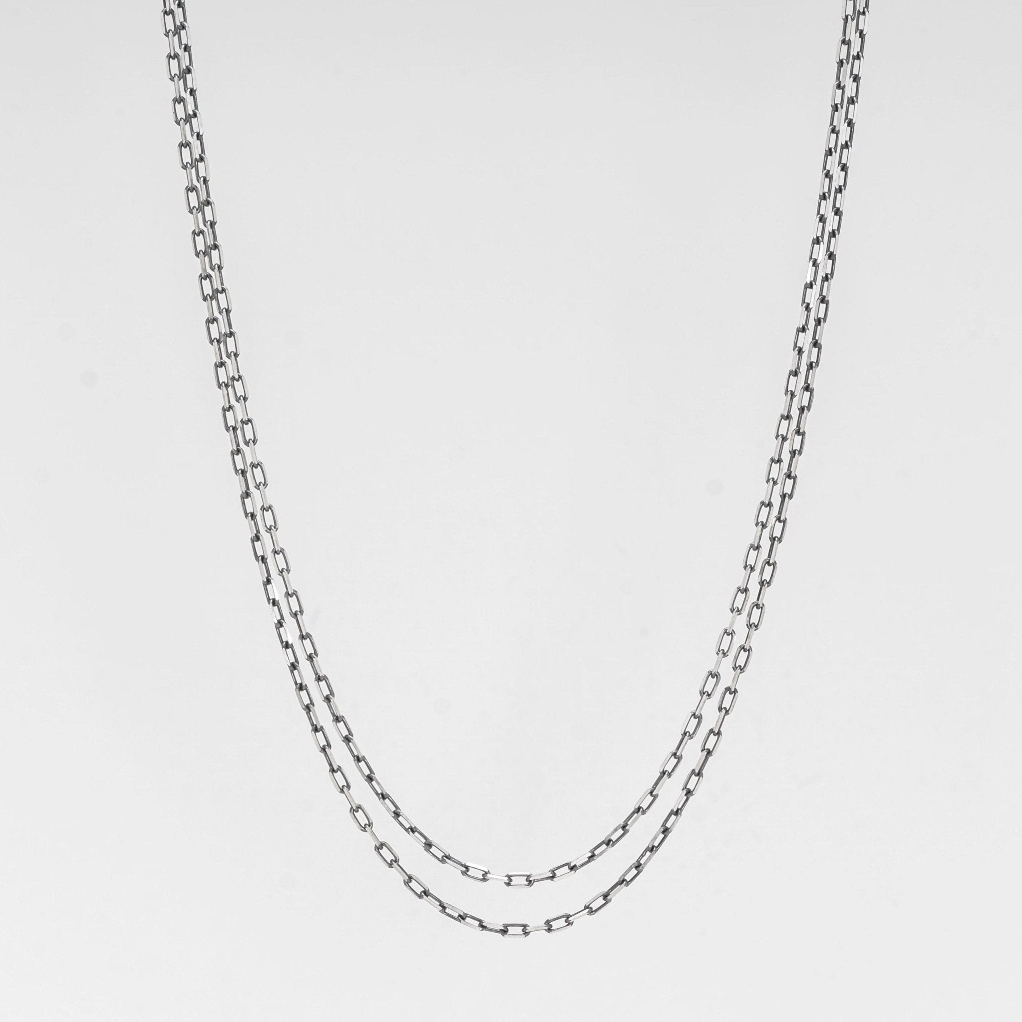 Dark Cable Chain Necklace - AIKENDI