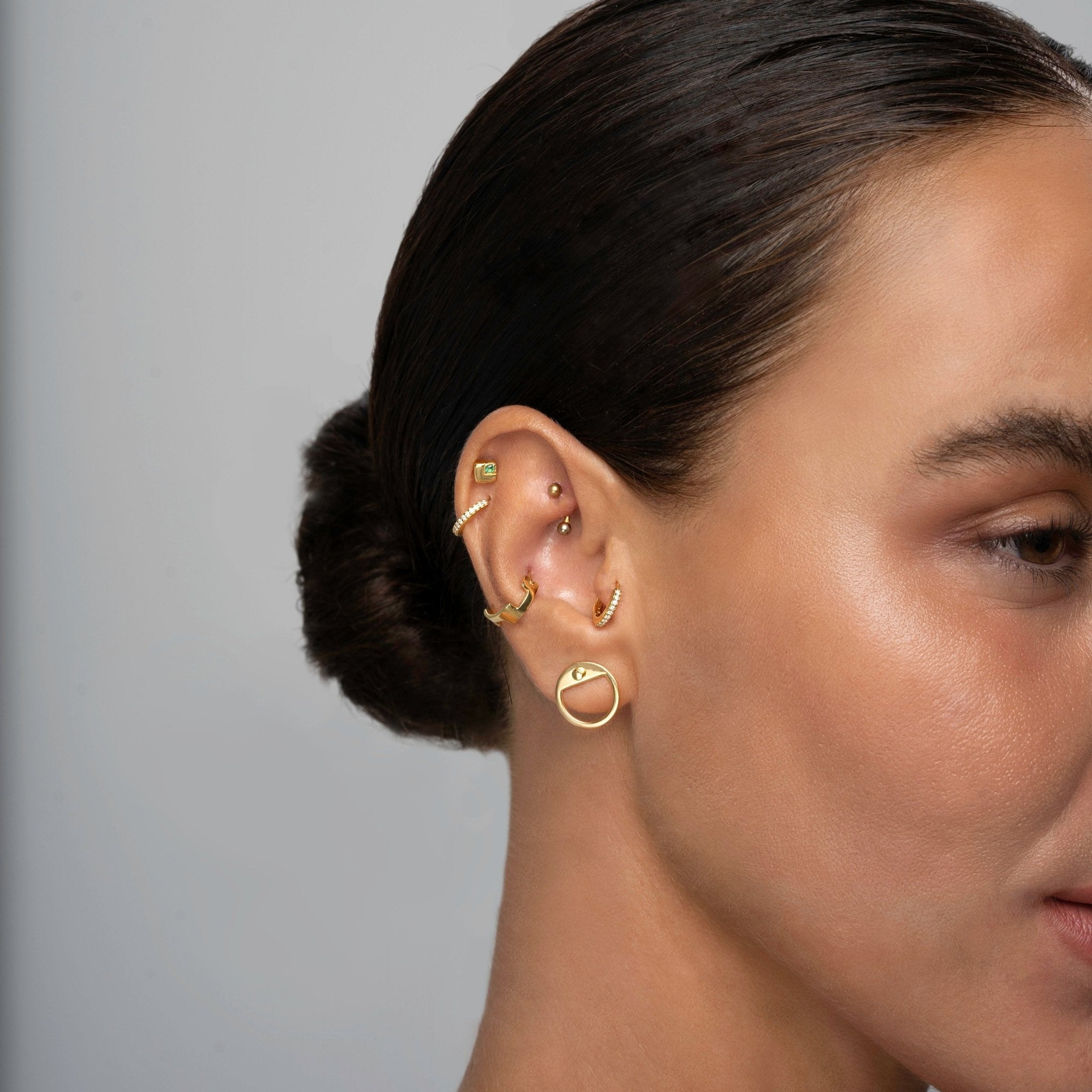 Meander Hoop Earrings - AIKENDI