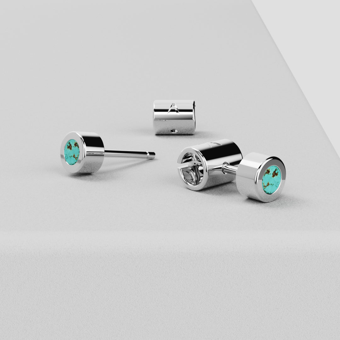 Turquoise Studs - AIKENDI