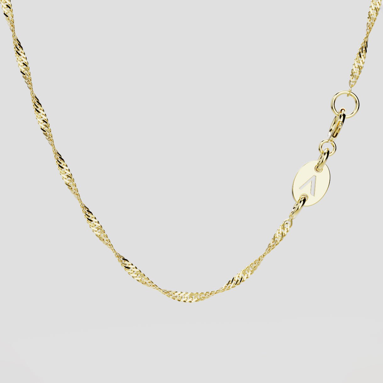 Twisted Chain Necklace - AIKENDI